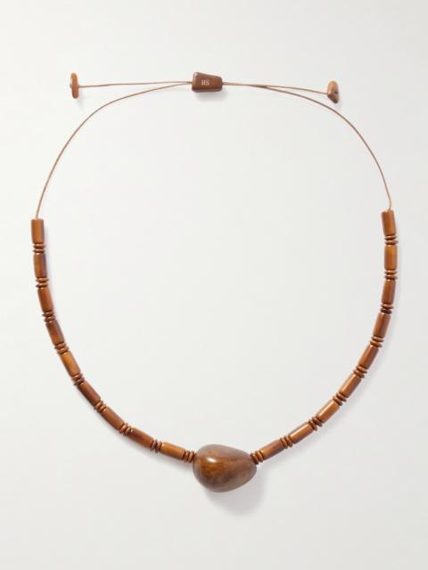 HUNTING SEASON The Choker Tagua And Leather Necklace