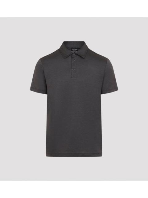 GIORGIO ARMANI Giorgio Armani Silk and Cotton Polo