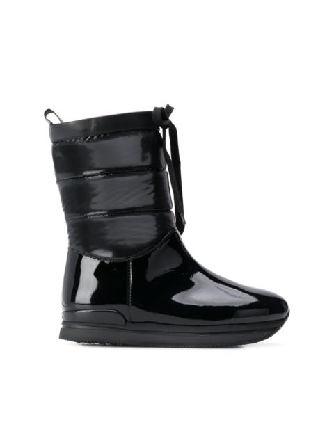 HOGAN Restyling padded boots