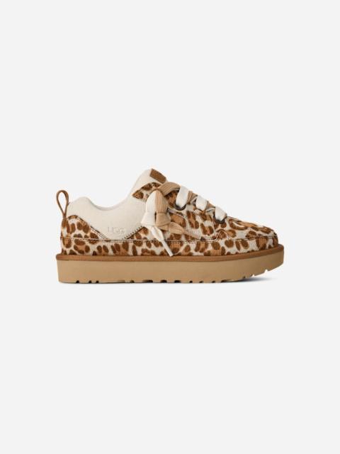 UGG ® Women's Lo Lowmel Plains Cow Hair Shoes in Felicity Leopard Jasmine