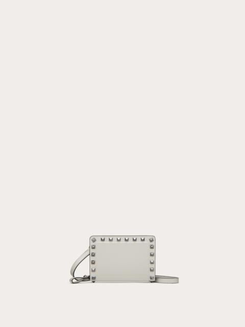 Valentino ROCKSTUD CALFSKIN NECK WALLET