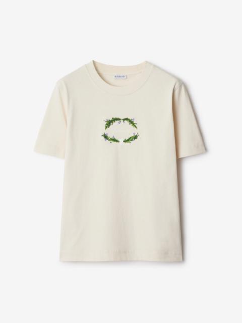 Burberry Thistle Logo Cotton T-shirt