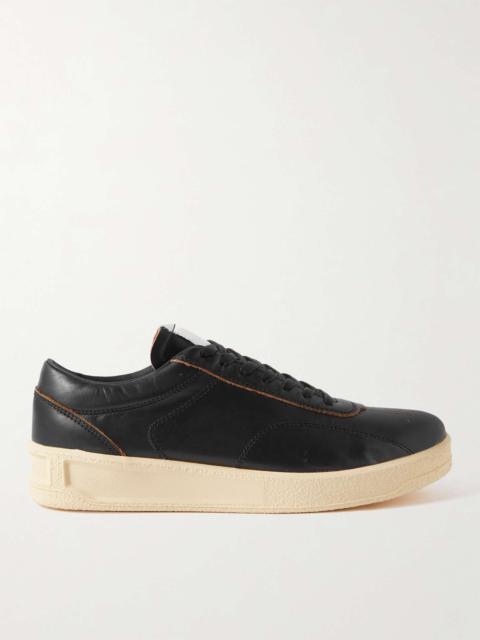 Jil Sander Coated-Leather Sneakers