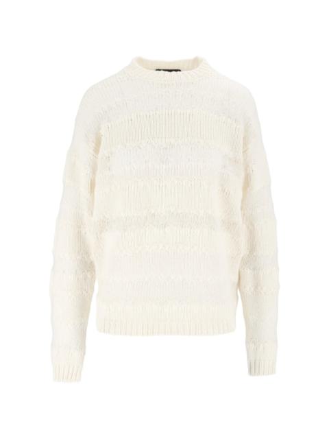 FABIANA FILIPPI Fabiana Filippi Sequin-embellished Striped Sweater