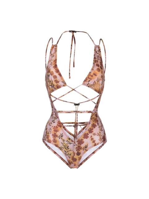 KNWLS recycled polyester-blend swimsuit