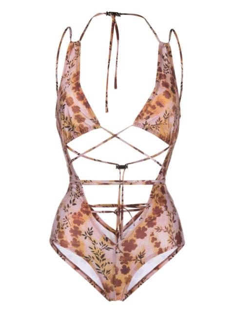 KNWLS recycled polyester-blend swimsuit