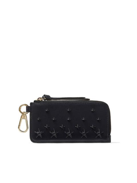 JIMMY CHOO Lise-Z zipped leather cardholder