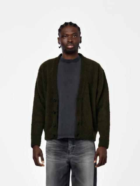 A.PRESSE CASHMERE MOLE YARN CARDIGAN (KHAKI)