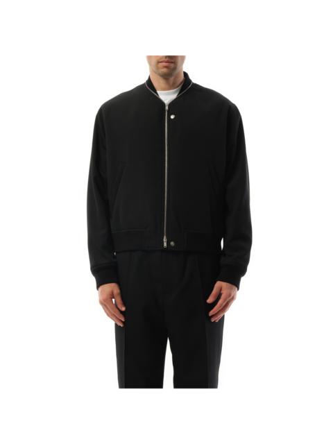 Jil Sander Jil Sander Zip Bomber Jacket in Black