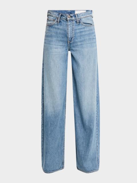 rag & bone Featherweight Sofie High-Rise Wide Jeans