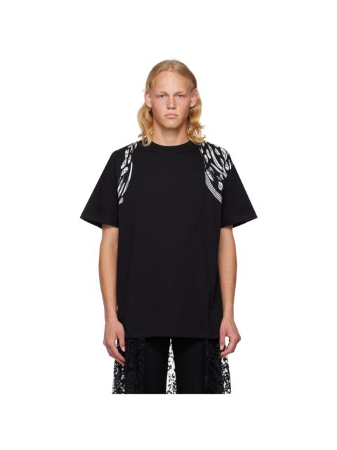 Alexander McQueen Black Harness Skull T-Shirt