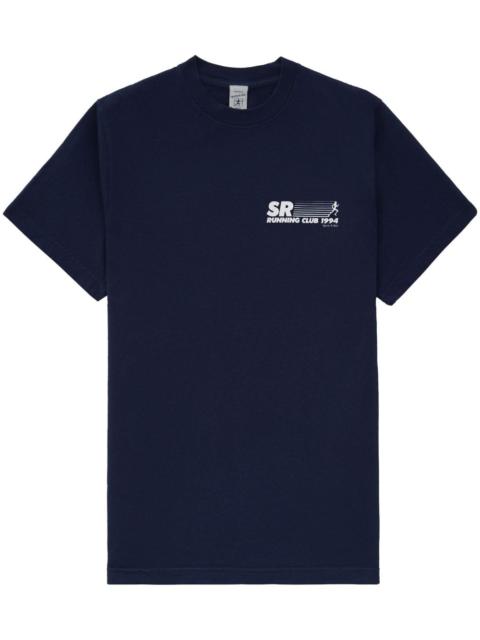 Sporty & Rich SR Running Club cotton T-shirt
