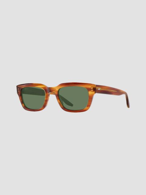 BARTON PERREIRA Men's 50MM Butzi Rectangle Sunglasses​ - Desert Rave Green