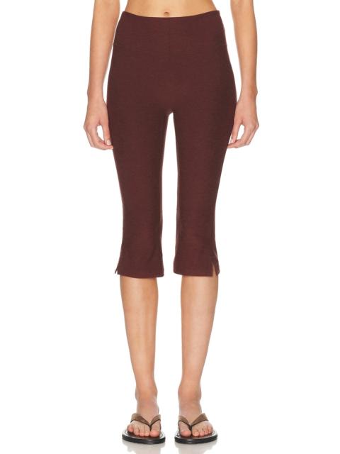 BEYOND YOGA Spacedye Mid Rise Slit Pedal Pusher Legging