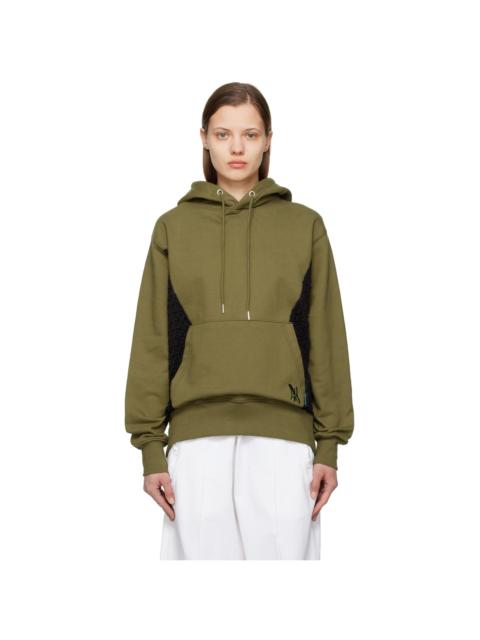 Khaki Paneled Hoodie