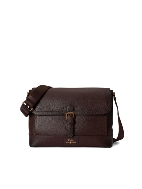 Polo Ralph Lauren buckle messenger bag