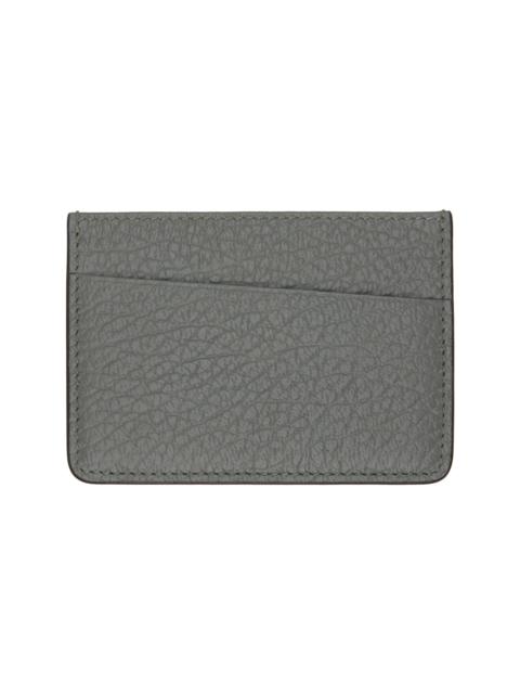 Maison Margiela Gray Slim 3 CC Card Holder