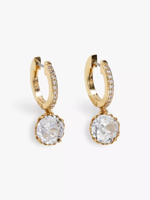 kate spade That Sparkle Pavé Mini Hoops