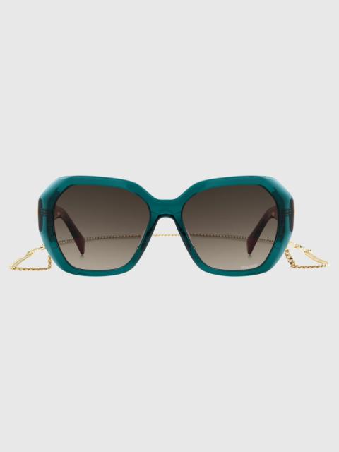 Missoni Missoni Seasonal squared acetate sunglasses