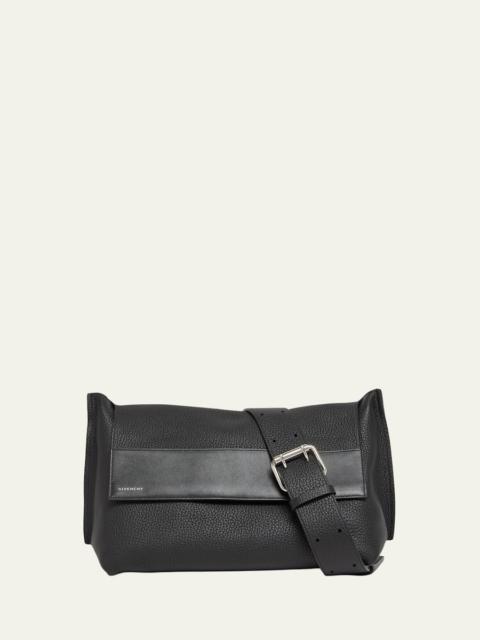 Givenchy Men's Leather Flap-Top Crossbody Bag
