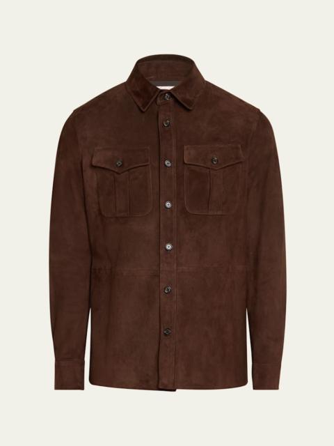 Ralph Lauren Suede Shirt Jacket