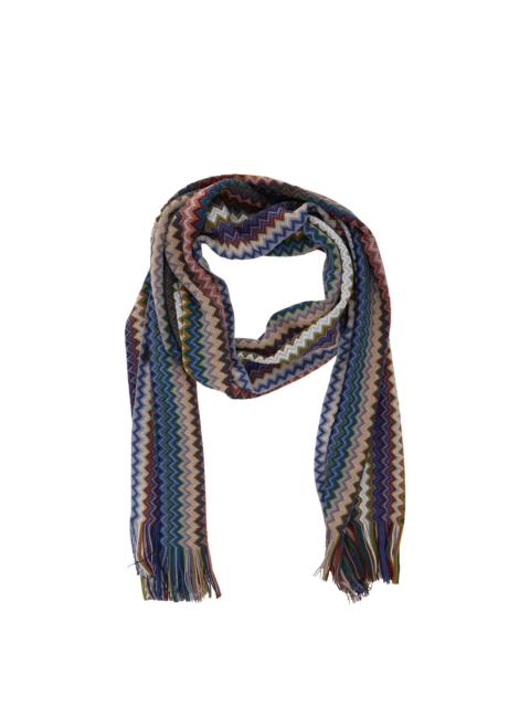 Missoni Zig-zag fringed scarf Missoni