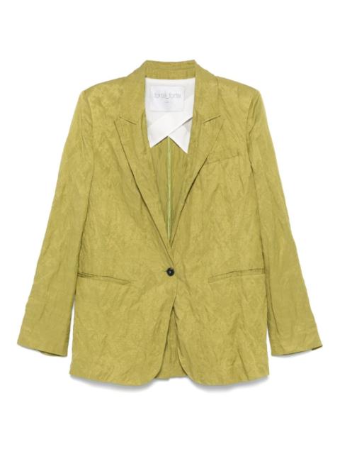 forte_forte crinkled blazer