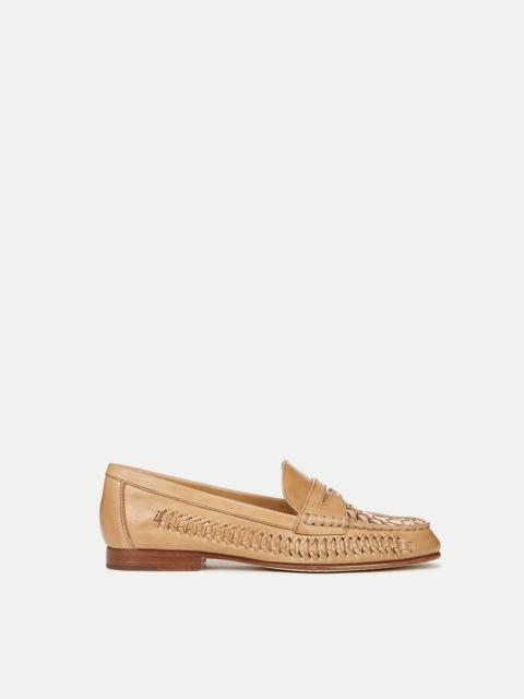 PENNY WOVEN LEATHER LOAFER