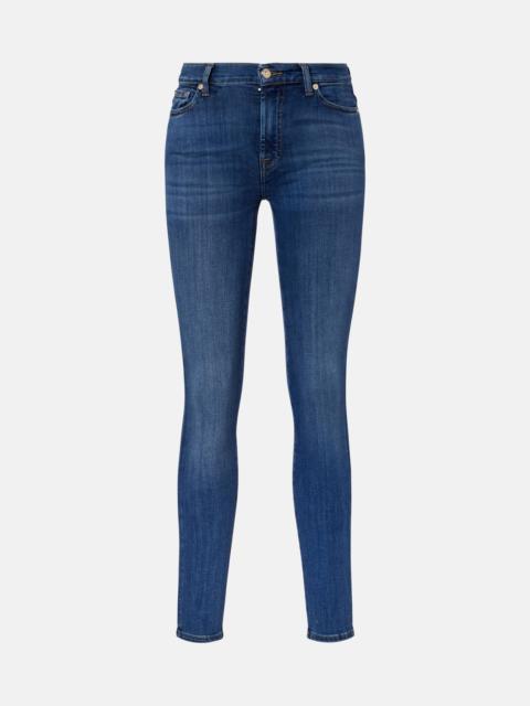 7 For All Mankind HW high-waist skinny jeans