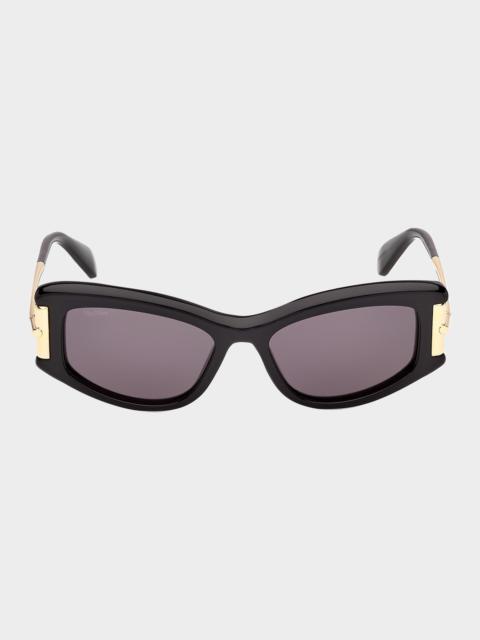 Max Mara 52MM Rectangular Sunglasses