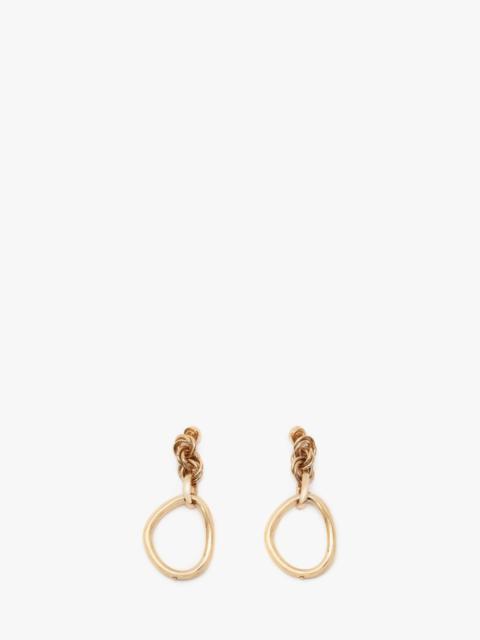 JW Anderson OVERSIZED LINK CHAIN EARRINGS