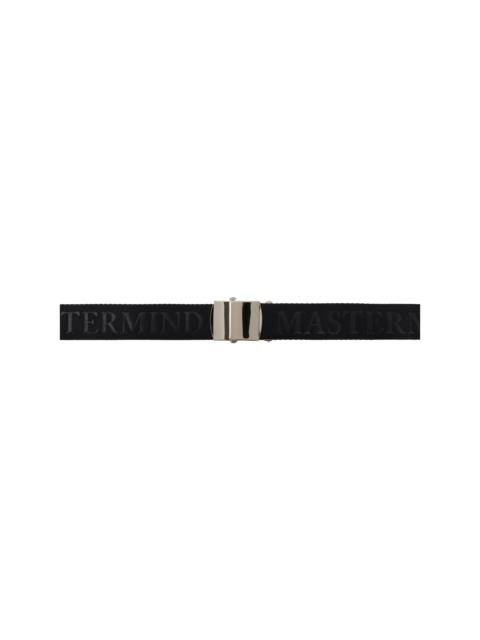 mastermind JAPAN Black & Silver Chain Belt