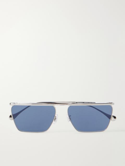 Oliver Peoples Jil Sander Edition 2 Aviator-Style Silver-Tone Metal Sunglasses