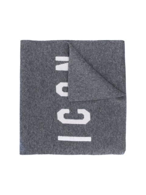 DSQUARED2 Icon knitted scarf