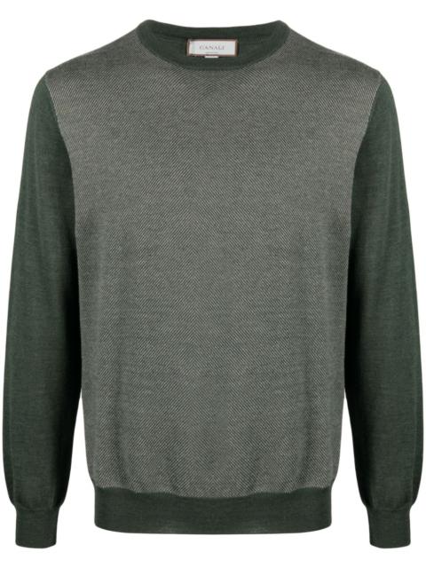 Canali fine-knit wool jumper