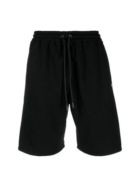 Off-White Diag-embroidered cotton shorts