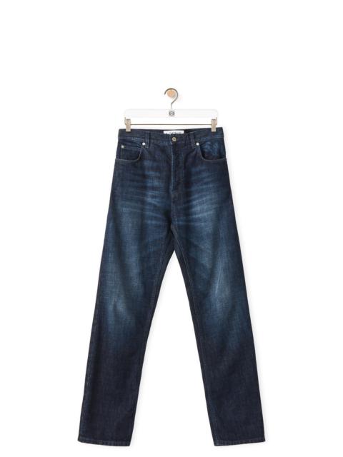 Loewe Tapered vintage wash jeans in cotton