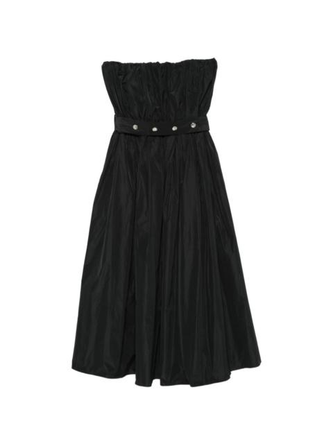 MSGM buttoned belted dress