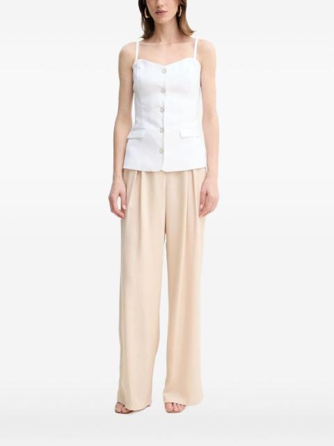 GUESS USA button-front corset top