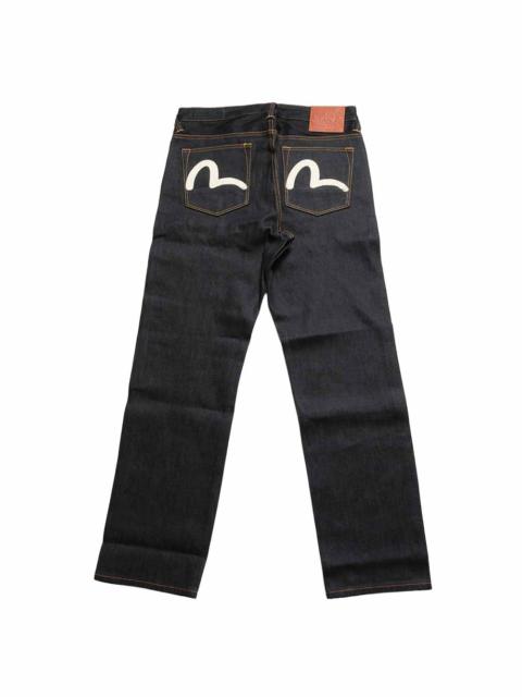 EVISU EVISU - #2020 - WHITE SEAGULL PRINTED POCKET JEANS - 5JE1233