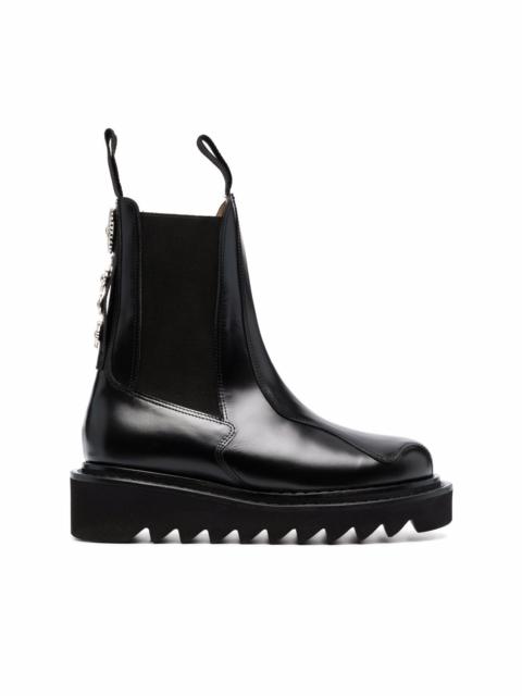 TOGA PULLA ridged sole ankle boots