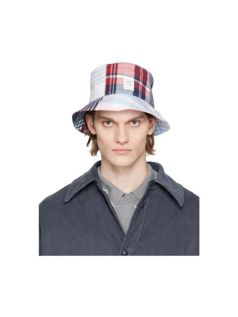 Thom Browne Multicolor Check Bucket Hat