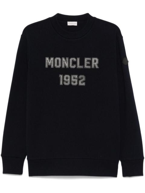 Moncler logo-patch sweatshirt
