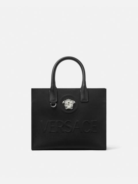 VERSACE La Medusa Canvas Small Tote Bag