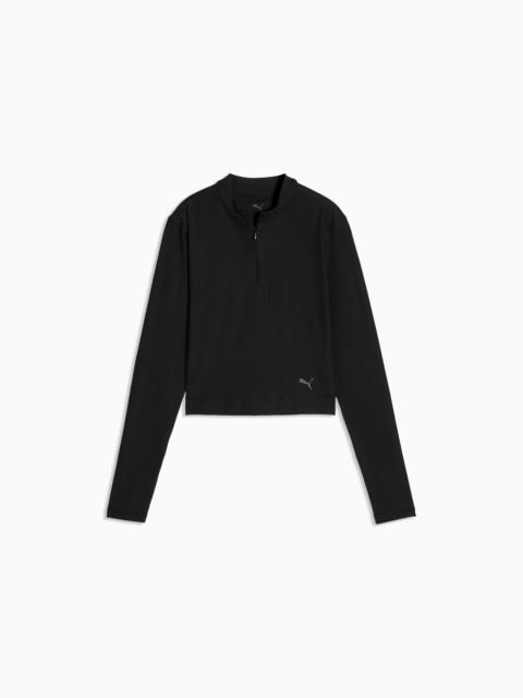 PUMA Cloudspun Ultra Soft Women's Quarter-Zip Training Top