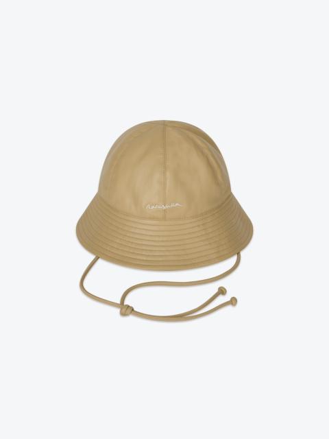 Nanushka LAURIE - OKOBOR™ alt-leather hat - Wax