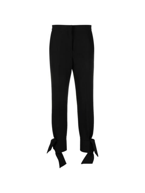 MSGM tie-fastening tailored trousers