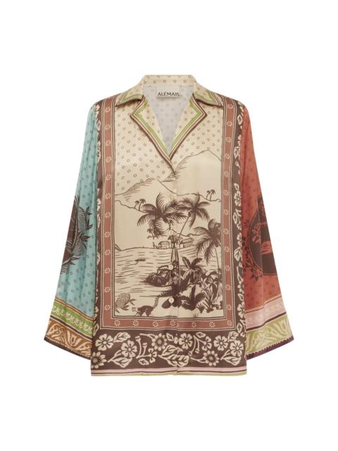 ALÉMAIS Alberta Silk Shirt