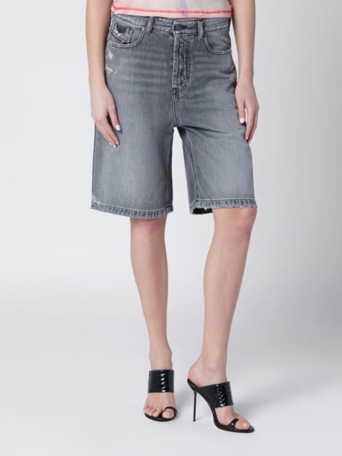 Diesel De-Sire Grey Denim Bermuda Shorts