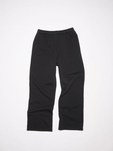 Cotton sweatpants - Black